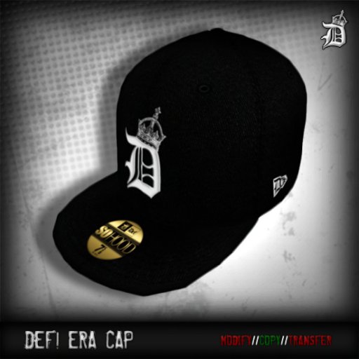 DEF! Era Cap / D Crown / Black