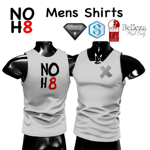 NOH8  Mens Shirts- [Add Me]