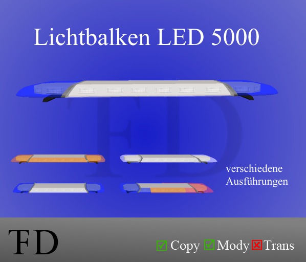 [TFD] Lichtbalken LED 5000 (boxed)