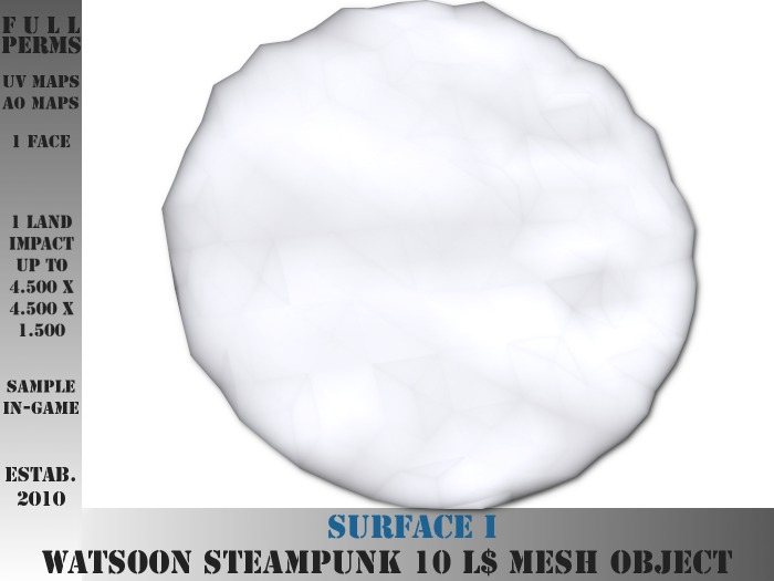 Surface 1 - 1 LI - FULL PERMS Mesh