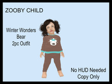 Steph-0-Bee's - Winter Wonders Bear (Zooby Child)