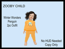 Steph-0-Bee's - Winter Wonders Penguin (Zooby Child)