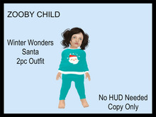 Steph-0-Bee's - Winter Wonders Santa (Zooby Child)