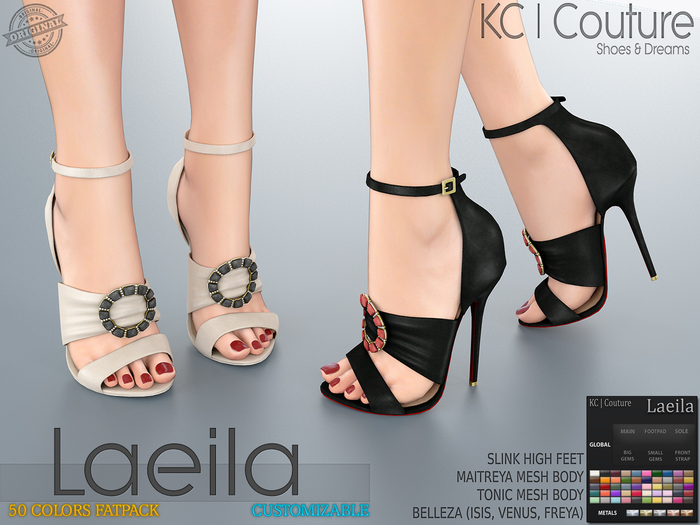 -KC- LAEILA HEELS / MAITREYA SLINK BELLEZA TONIC