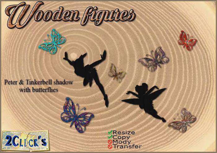 VT PETER & TINKERBELL BUTTERFLIES
