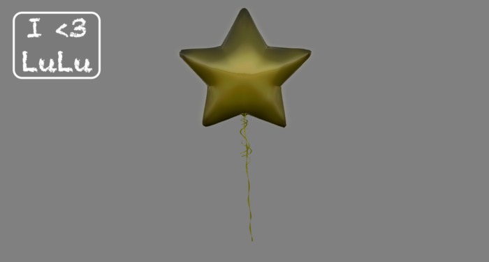 Full Perm Star Balloon