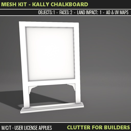 Clutter - Mesh Kit - Kally Chalkboard