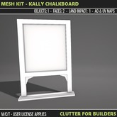 Clutter - Mesh Kit - Kally Chalkboard