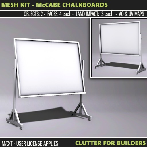 Clutter - Mesh Kit - McCabe Chalkboards