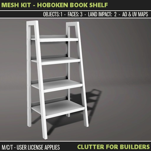Clutter - Mesh Kit - Hoboken Book Shelf
