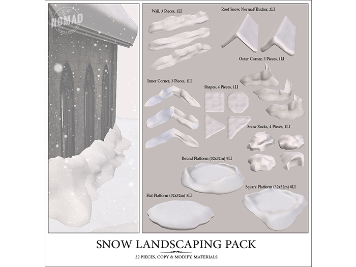 NOMAD // SNOW LANDSCAPING PACK
