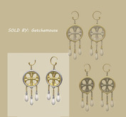 [The Forge] Earrings, Gold -CBOX