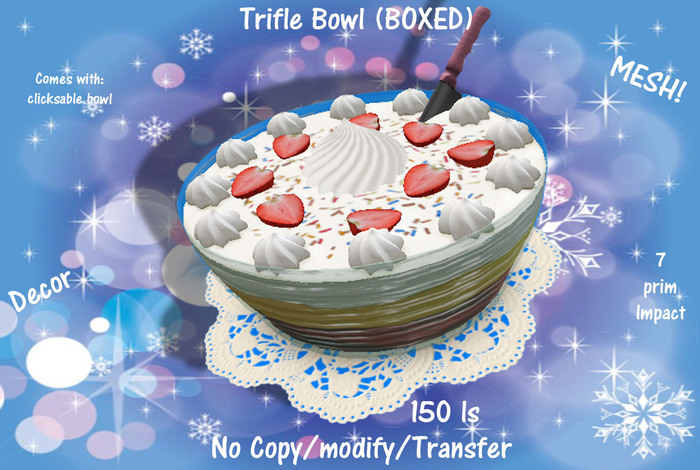 Trifle Bowl (BOXED)