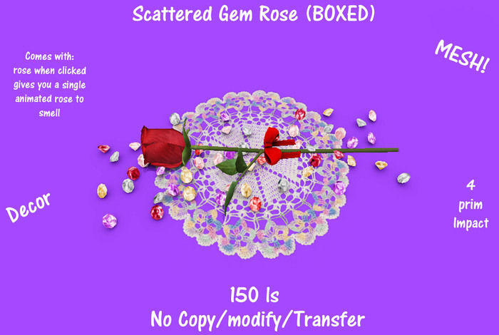 Scattered Gem Rose (BOXED)