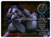.:C:. KZK Dire Wolf - Sif The Great Gray Wolf Inspired Mod