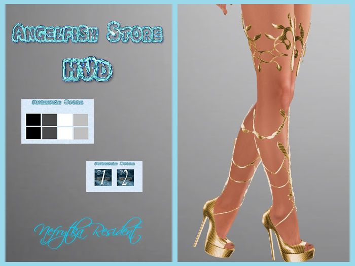 AngelFish Muska Shoes Boots with HUD