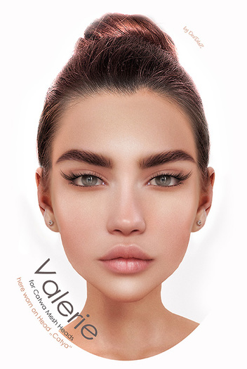 DeeTaleZ DEMO *Appliers* CATWA Head "Valerie" - ALL SKINTONES - BOM ready!