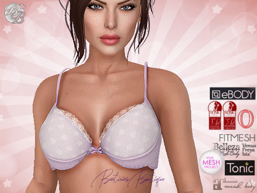 Lilac Valentines Bra