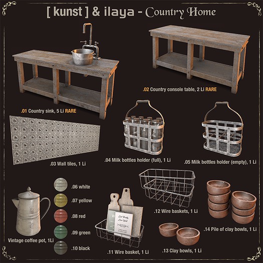 [ kunst ] & [ILAYA] - Country Home / Full Set
