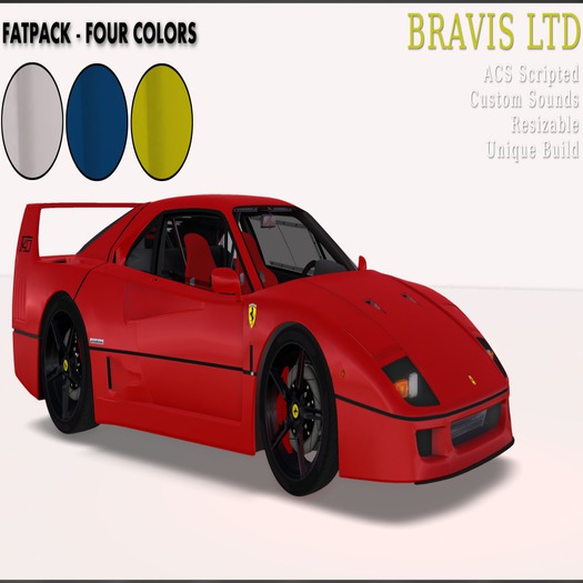 Bravis Ltd  F 40 Custom Fat Pack.