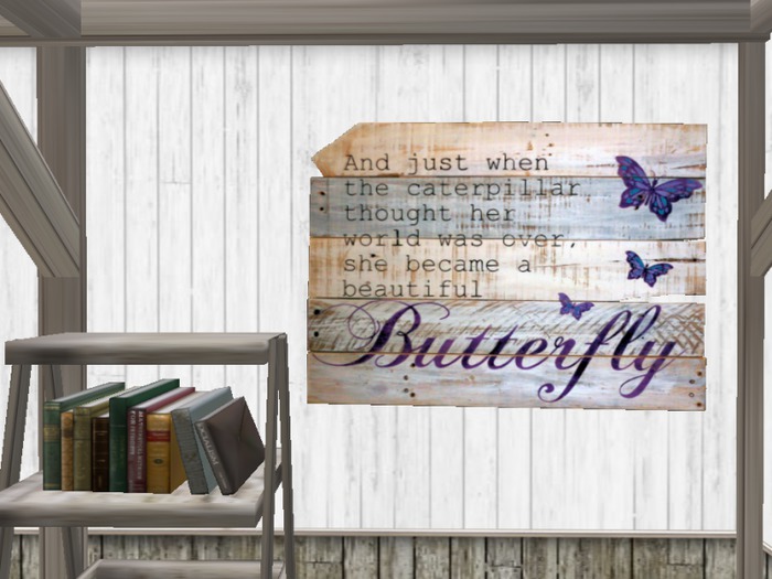 Sign Up Art -  Butterfly Sign