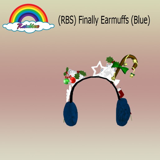 (RBS) Finally Earmuffs (Blue) (WEAR)