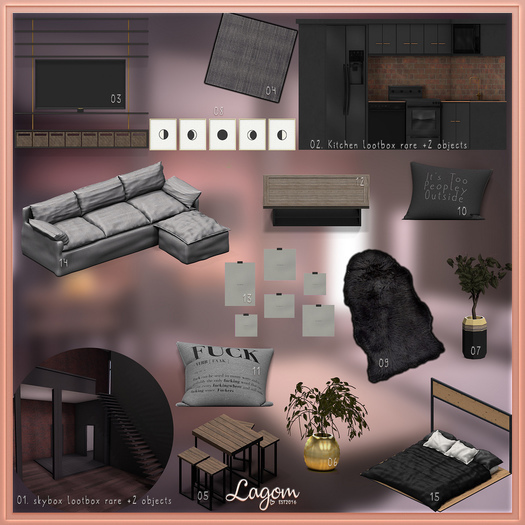 04. Lagom - N.Y Loft [Square Rug]