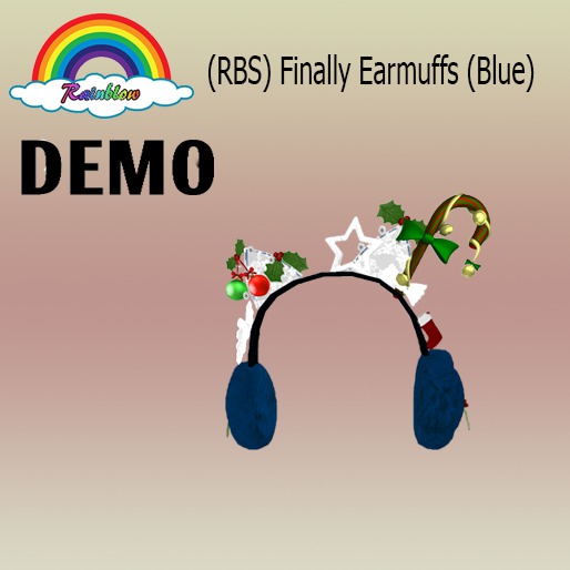 (RBS) Finally Earmuffs (Blue)(DEMO)  (WEAR)
