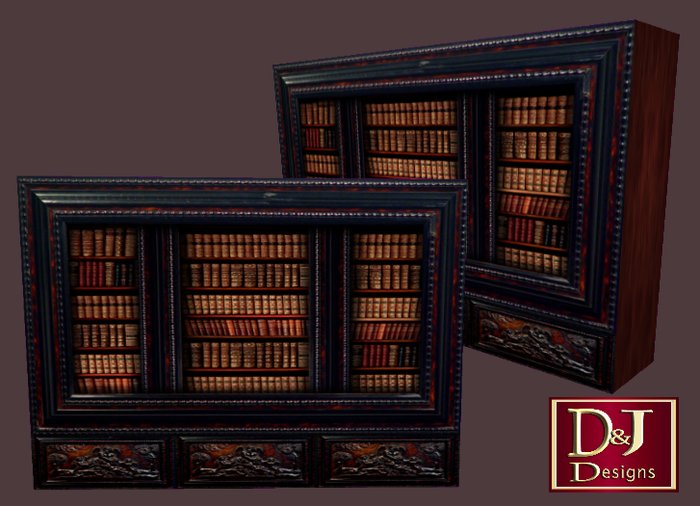 D&J Antique bookcase