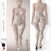 .::GH::. White Rose Leaves Bodysuit - Multiapplier