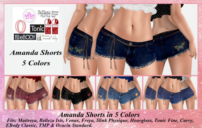 Amanda Shorts 5 Colors