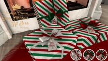 [CC] Shiny Christmas Gift Boxes - Stripes Edition