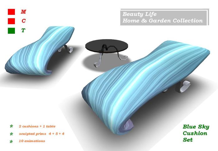 Blue Sky Cushion Set