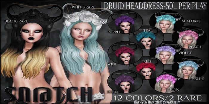 Sn@tch Druid Headdress (Red)