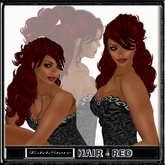 EdelStore  woman hair " Jolina " red NEW rote Haare Frau cabelo girl female women