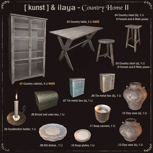 [ kunst ] & [ILAYA] - Country Home II / Full Set