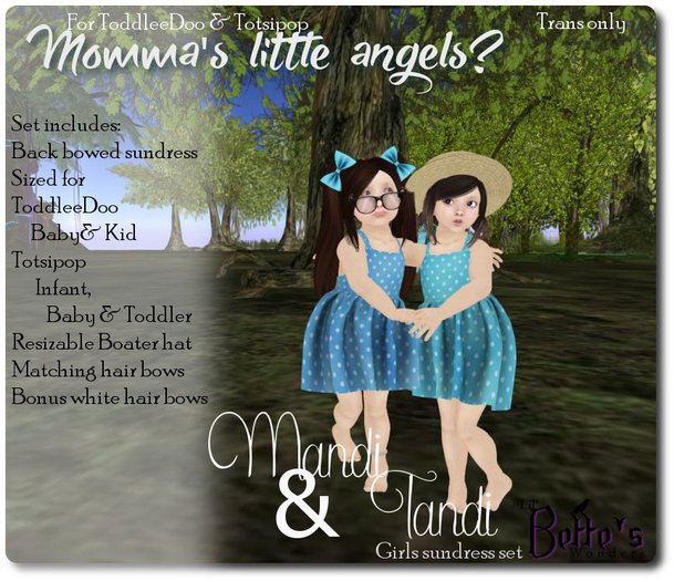 LBw Momma's perfect angels? Tandi & Mandi  {boxed]