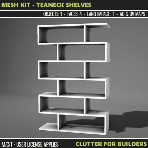 Clutter - Mesh Kit - Teaneck Shelves