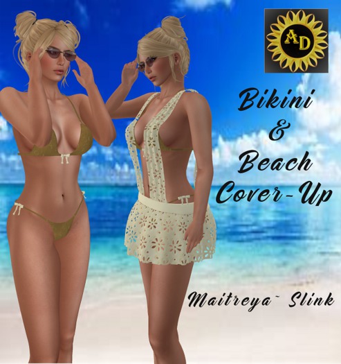 Bikini & Beach Cover-UP Yellow