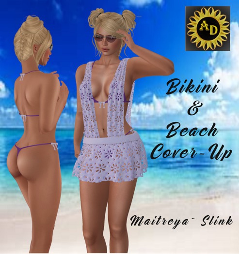 Bikini & Beach Cover-UP Purple