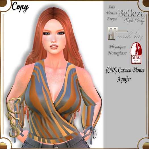 (CNS) Carmen Aquifer Blouse