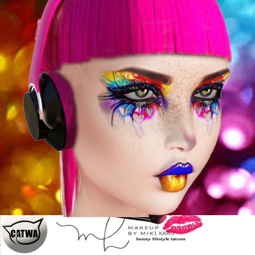 Catwa Coloured Makeup Loosing Hearts
