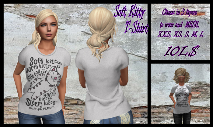 Rhiannon Design/ Soft Kitty T-Shirt