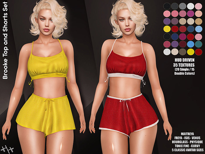 [hh] Brooke Top and Shorts Set