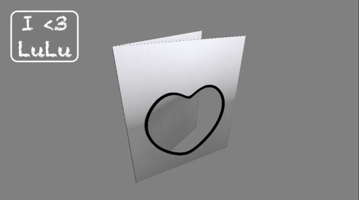 I<3LuLu Valentine Card