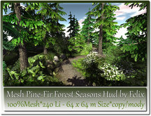 Mesh Pine-Fir Forest Seasons Hud by Felix 240Li=64x64m c-m