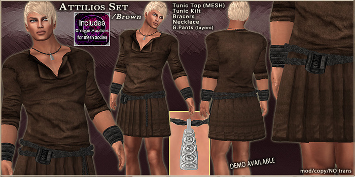Attilios Mesh Set T.E.D.//Brown