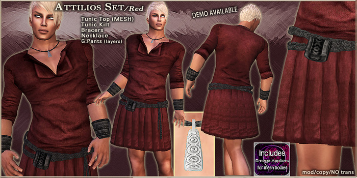 Attilios Mesh Set T.E.D.//Red