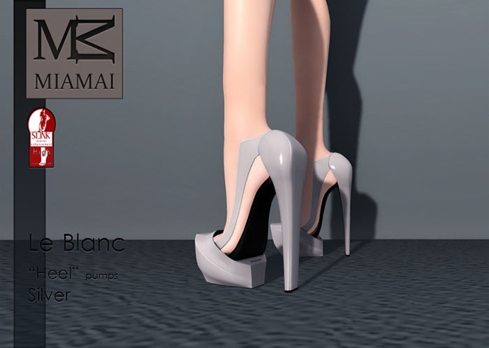 MIAMAI_Le Blanc - Heel Silver (Slink High)