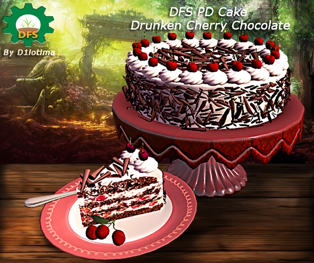DFS PD Cake - Drunken Cherry Chocolate (Rare)